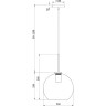 Подвесной светильник FREYA BRAVISFR8003PL-01BS